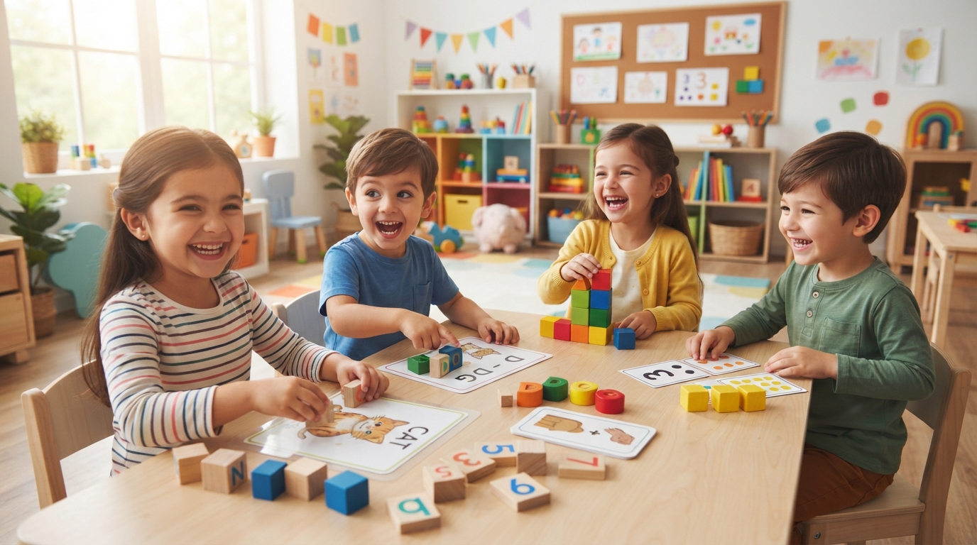 Niños aprendiendo en Mi Aula Inteligente